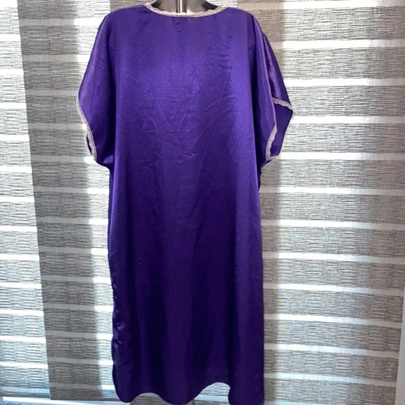 Plus size women’s 2X purple sleepwear - Picture 4 of 7